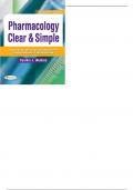 Pharmacology Clear And Simple A Guide to Drug 2nd Edition By Watkins - Test Bank