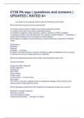 C720 PA wgu &vert; questions and answers &vert; UPDATED &vert; RATED A&plus;