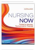 TEST BANK FOR NURSING NOW 8TH EDITION CATALANO&comma; QUESTIONS & ANSWERS&period; COMPLETE GUIDE