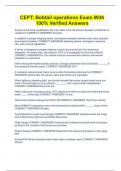 CEPT&semi; Bobtail operations Exam With 100&percnt; Verified Answers