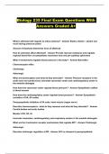 BIOL 235 BUNDLED EXAMS WITH COMPLETE QUESTIONS AND VERIFIED ANSWERS