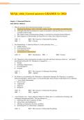 MCQs&lowbar;with&lowbar;Correct answers GRADED A&plus; 2024
