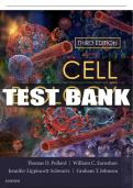 Test Bank For Cell Biology, 3rd - 2017 All Chapters - 9780323399968