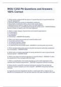 WGU C252 Government & Non Profit Accounting  EXAM BUNDLE&vert; Questions and Answers 100&percnt; Correct