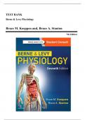 Test Bank - Berne and Levy Physiology, 7th Edition (Koeppen, 2018), Chapter 1-44 | All Chapters