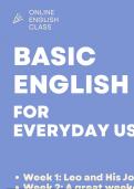 Summary of Basic Tenses for daily Use