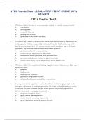 ATLS Practice Tests 1,2,3,4 LATEST STUDY GUIDE 100% GRADED