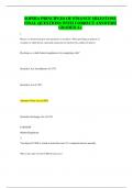 SOPHIA PRINCIPLES OF FINANCE MILESTONE  FINAL QUESTIONS WITH CORRECT ANSWERS&vert;  GRADED A&plus;