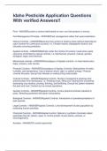 Idaho Pesticide Application 