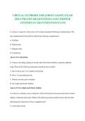 VIRTUAL ATI PREDICTOR &lpar;GREEN LIGHT&rpar; EXAM 2026 UPDATED 180 QUESTIONS AND VERIFIED ANSWERS GUARANTEED PASS EXAM