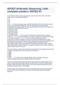 AFOQT Arithmetic Reasoning &vert; with complete solution &vert; RATED A&plus;