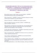 PATHOPHYSIOLOGY FINAL EXAM RASMUSSEN  UNIVERSITY 3 VERSIONS&rpar;&sol; PATHOPHYSIOLOGY  FINAL EXAM RASMUSSEN UNIVERSITY &lpar;3  DIFFERENT VERSIONS&rpar; 2022-2024