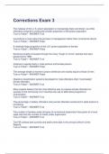 LATEST Corrections Exam 3