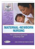 Test Bank&colon; Maternal- Newborn Nursing latest update June 2023&colon; The CriticalComponents of Nursing Care&comma; 10th Edition&comma; RobertaDurham&comma; Linda Chapman