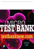 Test Bank For Microbiology: An Introduction 13th Edition All Chapters - 9780135789377