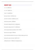 NEIEP 205 Questions With Correct Answers Already Passed&excl;&excl;