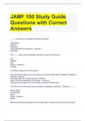 Bundle For JAMF 100 Exam Questions with Correct Answers
