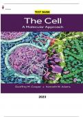 Test Bank - The Cell: A Molecular Approach 9th Edition by Geoffrey Cooper & Kenneth Adams - Complete, Elaborated and Latest Test Bank. ALL Chapters (1-19) Included and Updated.