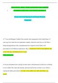FINAL EXAM - NR601 &sol; NR 601 QUESTIONS WITH VERIFIED  ANSWERS LATEST 2023 &sol; 2024 UPDATE GRADED A&plus;