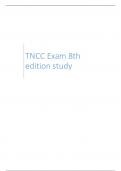 TNCC Exam 8th edition study
