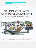 Coyle Supply Chain Management: A Logistics Perspective, 9th Edition. QUESTIONS AN THEIR 100% RESPECTIVE CORRECT ANSWERS. ALREADY GRADED A+ AND WITH REFERENCES