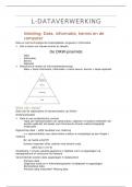 SAMENVATTING boek L-DATAVERWERKING 