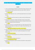 ATI RN PEDS PROCTORED EXAM 2020&sol;2021 REVISION GUIDE GRADED A