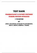 Pharmacology A Patient-Centered Nursing Process Approach 11th Edition Test Bank by Linda E. McCuistion, Kathleen Vuljoin DiMaggio, Mary B. Winton, Jennifer J. Yeager | Chapter 1 – 58, Latest - 2023/2024|