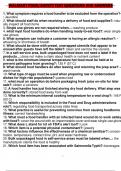 WALMART FOOD&comma;SAFETY TEST QUESTIONS AND ANSWERS