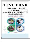 Test Bank for Community Health Nursing&colon; A Canadian Perspective 5th Edition by Stamler&vert;&vert;ISBNNO&colon;10&comma;0134837886&vert;&vert;ISBN NO&colon;13&comma;9780134837888&vert;&vert;Chapter 1-33&vert;&vert;Complete Guide A&plus;