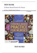 Test Bank For Evidence-Based Practice for Nurses&colon; Appraisal and Application of Research 4th Edition by Nola A&period; Schmidt&comma; Janet M&period; Brown&vert;&vert;ISBN NO&colon;10&comma;1284122905&vert;&vert;ISBN NO&colon;13&comma;978-1284122909&vert;&vert;All Chapters&vert;&vert;Complete Guide A&plus;&period;