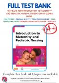 Test Bank For Introduction to Maternity and Pediatric Nursing 7th Edition by Gloria Leifer 9781455770151 Chapter 1-34 Complete Guide.