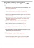 Indiana pesticide applicator core training manual exam questions and correct detailed answer latest update 2023- 2024