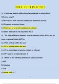 NNCC CCHT practice 2024 Updated Questions and Answers &lpar;Verified Answers&rpar;