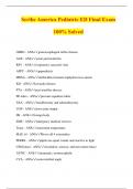 Scribeamerica exam bundle with conplete solutions verified by expert