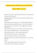 ScribeAmerica ED Final Exam 2023&period;2024 Solved 100&percnt; Correct