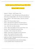 ScribeAmerica ED Final Exam 2023&period;2024 Solved 100&percnt; Correct