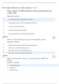 100&percnt; Complete &lpar;Verified answers&rpar; Graded A&plus; Question 11 &sol; 1 point The result of differential stress &lpar;pressure&rpar; on rocks can&colon; Question options&colon; cause mineral crystals to dissolve perpendicular to the stress&period; cause the rocks to partially erode&period; make the rock