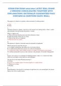 SCRUM PSM EXAM 2023&sol;2024 LATEST REAL EXAMS 4 VERSIONS CONSOLIDATED TOGETHER WITH EXPLANATIONS&vert; RATIONALES GUARANTEED PASS&vert; CONTAINS 80 QUESTIONS EACH&vert; REALL
