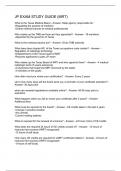 JP Exam Study Guide &lpar;MRT&rpar;