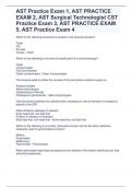 AST Practice Exam 1, AST PRACTICE  EXAM 2, AST Surgical Technologist CST  Practice Exam 3, AST PRACTICE EXAM  5, AST Practice Exam 4