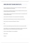 HESI RN EXIT EXAM &lpar;NUR 221&rpar; 2023&sol;2024 WITH 100&percnt; COMPLETE SOLUTIONS