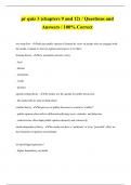 pr quiz 3 &lpar;chapters 9 and 12&rpar; &sol; Questions and  Answers &sol; 100&percnt; Correct