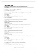 Test Bank for Introduction to Management Science 12th Edition Bernard W&period; Taylor&vert;Grade A&plus;