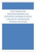 Test Bank for Microeconomics An Intuitive Approach with Calculus 2nd Edition Thomas Nechyb 2024