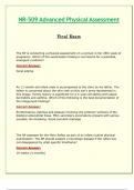 NR509 &sol; NR 509 Final Exam &lpar;Latest 2024 &sol; 2025&rpar;&colon; Advanced Physical Assessment - Chamberlain