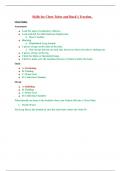Nursing Skills: Step by Step Assessment for Chest Tube and Buck's Traction