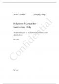 An Introduction To Mathematical Finance With Applications Solutions Manual