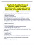 Chapter 01&colon; Population-Focused  Practice&colon; The Foundation of  Specialization in Public Health Nursing  &lpar;Stanhope&colon; Public Health Nursing&comma; 8th  ed&rpar;