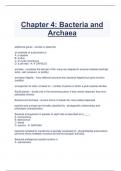 Chapter 4&colon; Bacteria and  Archaea
